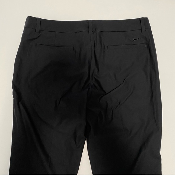 Women's Nike Golf Dri-Fit Black Cropped Capri Pants 14 Athletic Outdoor Sport‎ - Picture 4 of 7
